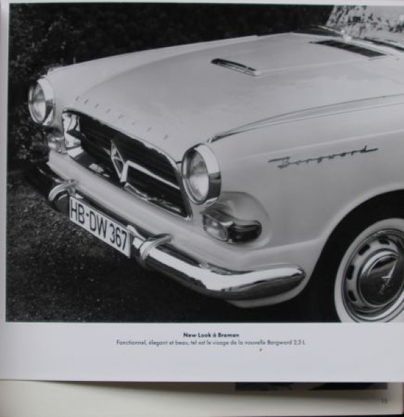 Borgward Modelprogram 1959 "Salon de l'Automobile Paris" Presskit with pressphotos (9259)